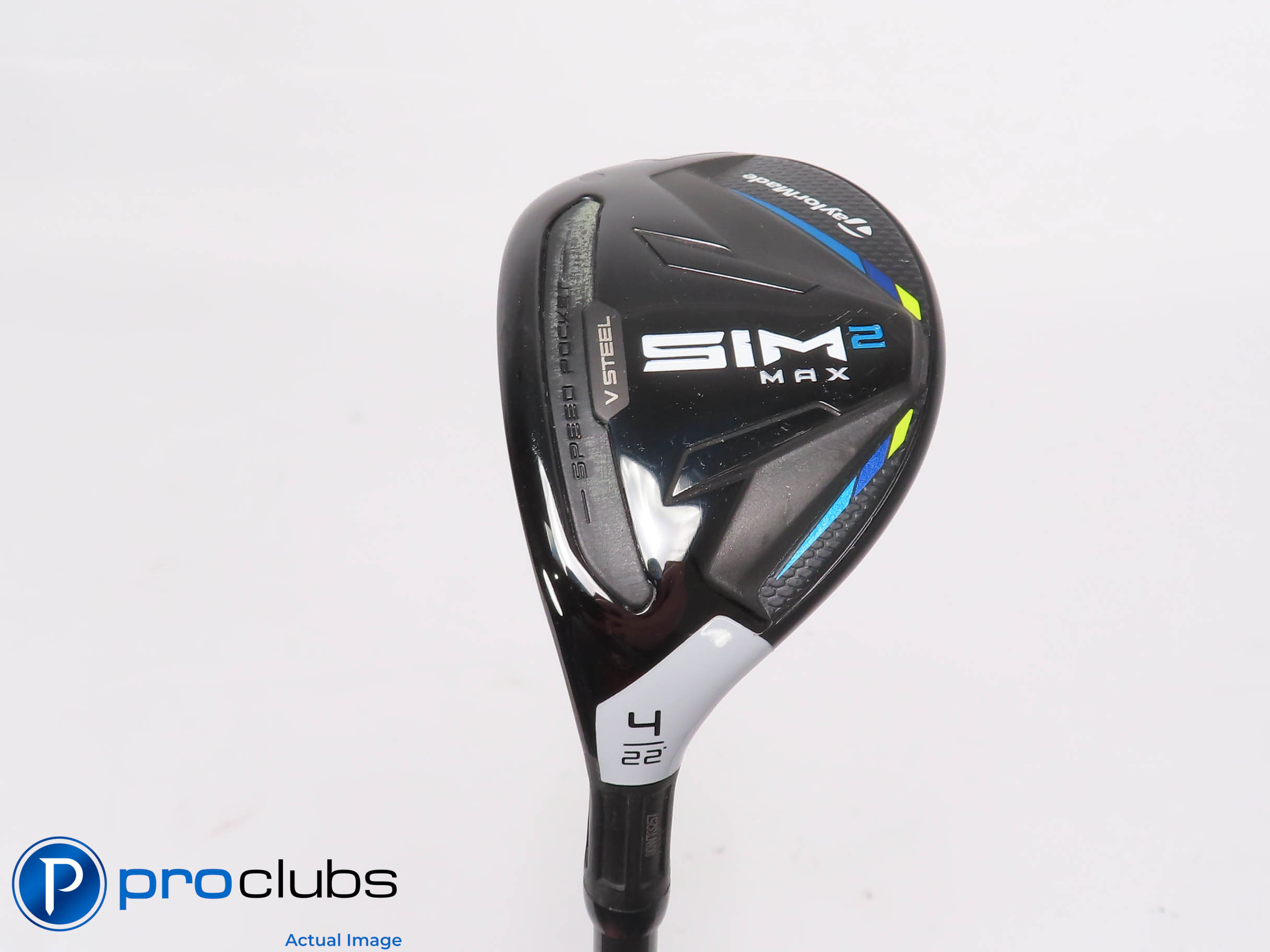 SIM2MAX 4U 22° Left Handed TaylorMade SIM 2 MAX 22* 4 Hybrid - Even Flow 80g